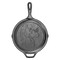 Lodge Cast Iron Skillet, Dolly Parton Profile and Butterfly Design Seasoned Cookware for Home or Camp Kitchen, 10.25 in dia